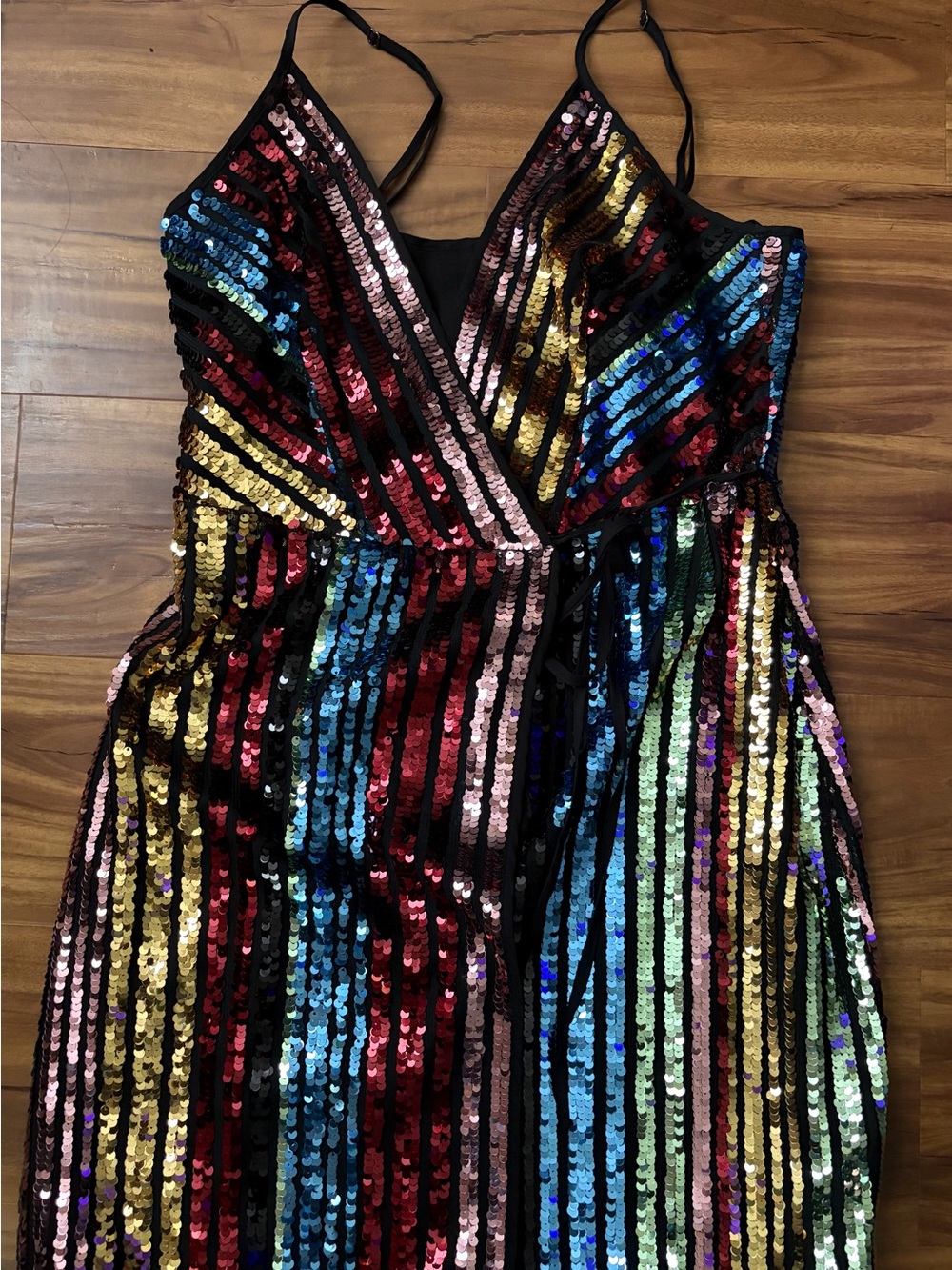 BCBGMaxAzria Multicolor Sequin Dress